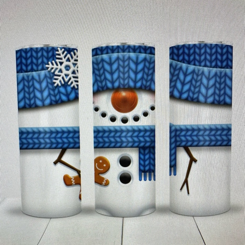 Snowman Themed Tumbler
